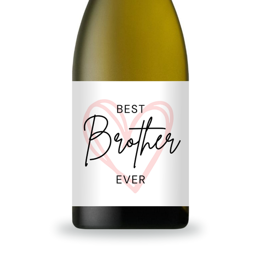 Wine label | Best Brother ever