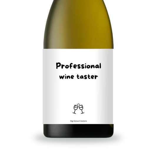 Wine label | Professional wine taster