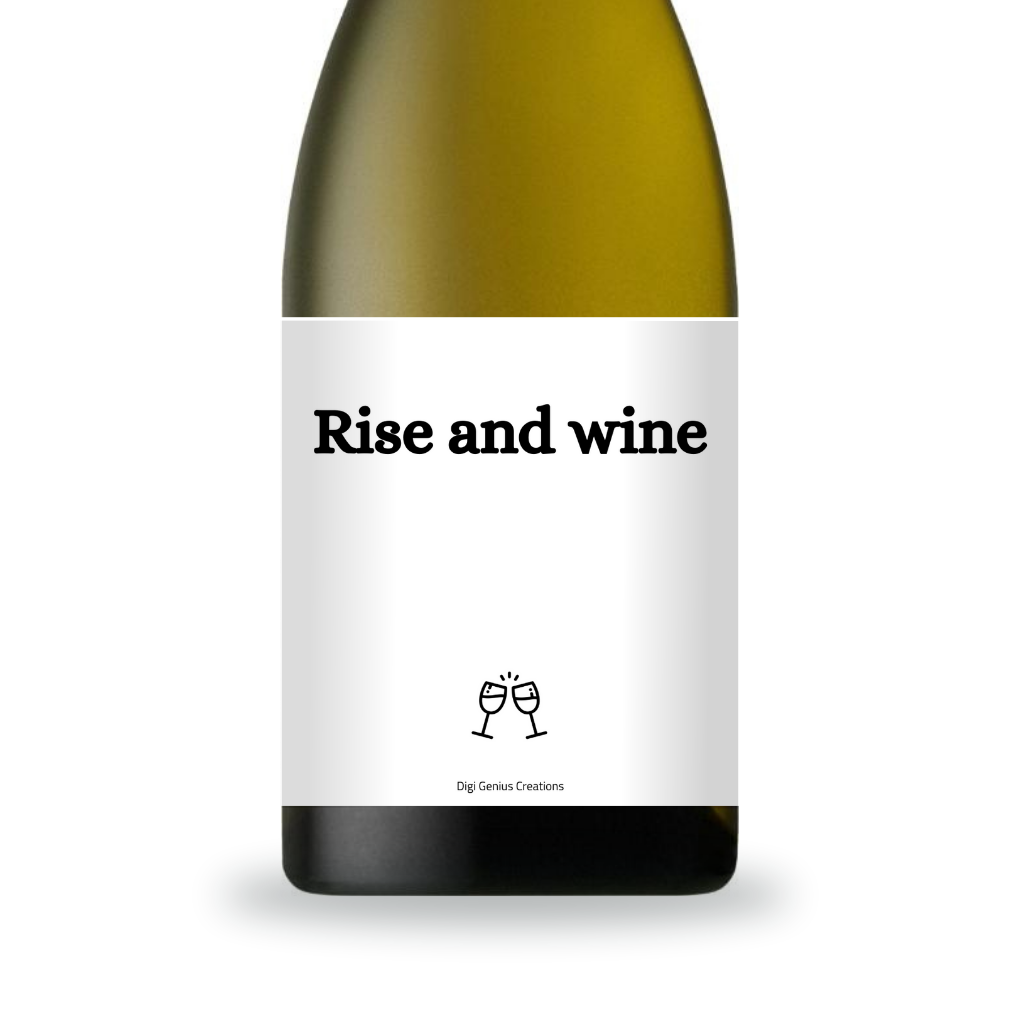 Wine label | Rise and wine