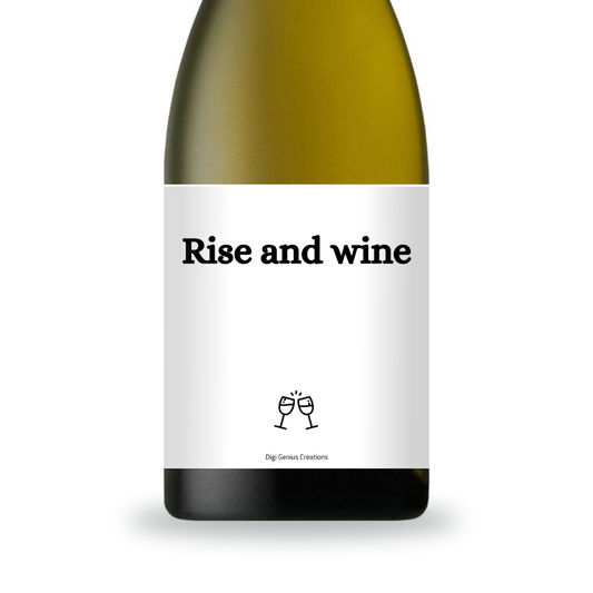 Wine label | Rise and wine