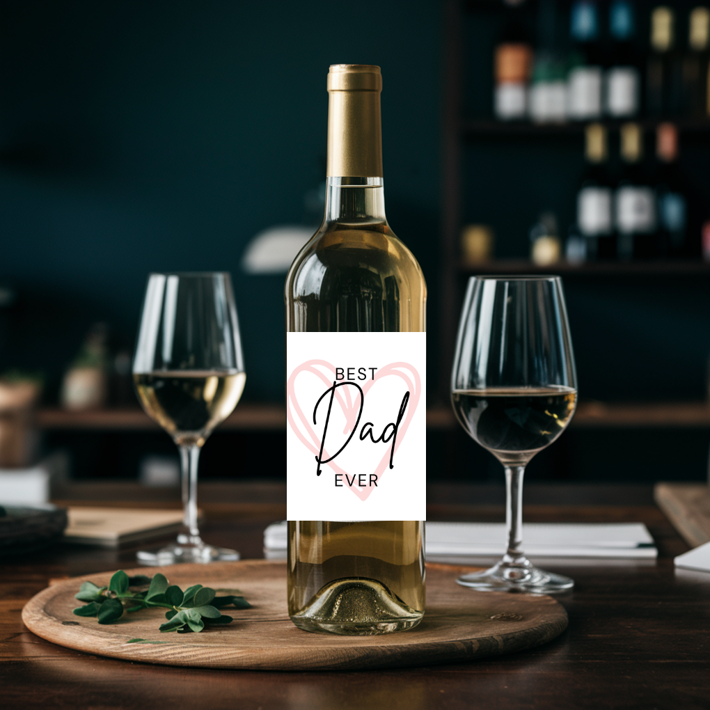 Wine label | Best Dad ever