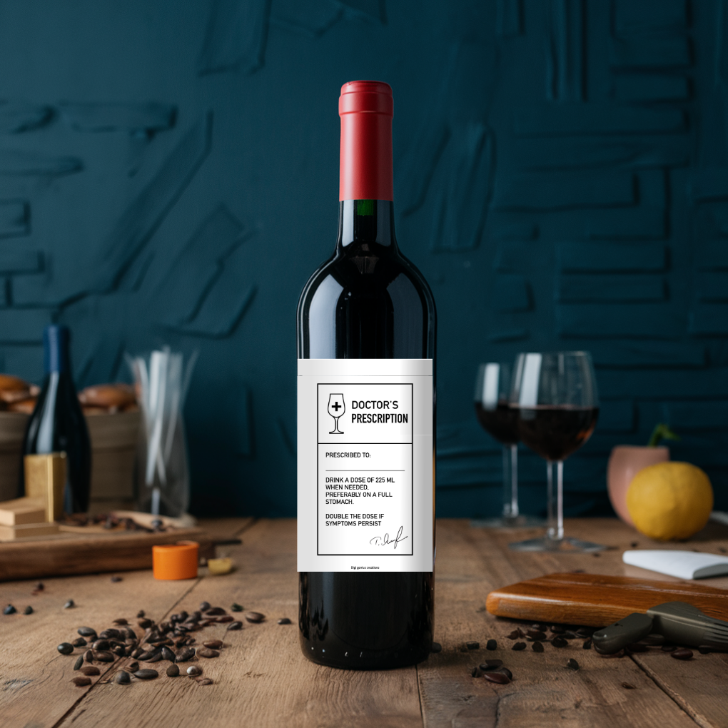 Wine label | Doctor's prescription