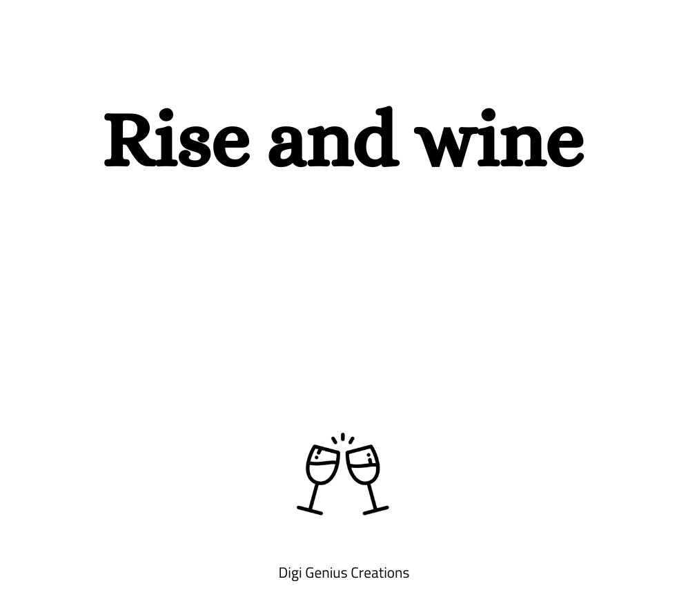 Wine label | Rise and wine