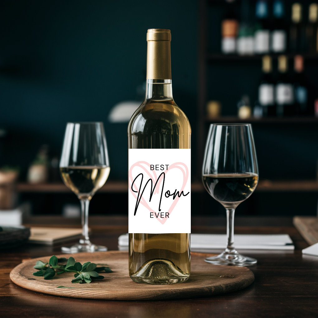 Wine label | Best Mom ever